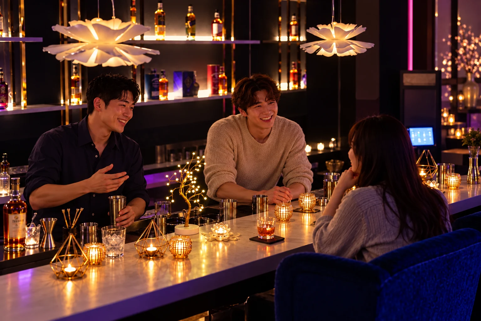 부산 서면 여자 혼술바 비아이피바 인사가 자연스럽게 이어지는 자리